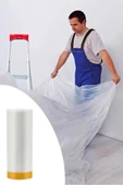 Boya Badana Eşya Koruma Yapışkanlı Hışır Örtüsü 280cm x 15m - 8
