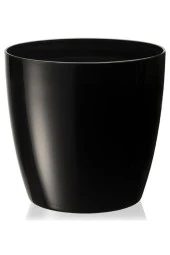 SERİNOVA Yakut Çiçek Saksısı Siyah 22 Litre - 1