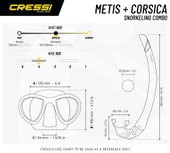 Cressi Metis Maske - Corsica Şnorkel Set - 7
