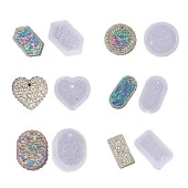 Kristal Tırtıklı Epoksi  Kalıbı - Hobi Silikon Kalıbı -Kod:470 thumbnail 2