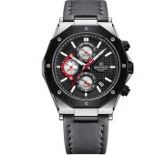 Naviforce Siyah Deri Kordon Erkek Analog Kol Saati - 1