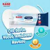 KANZ VÜCÜT TEMİZLEME MENDİLİ 50Lİ - 2