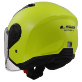 Ls2 Airflow 2 Neon Sarı Açık Motosiklet Kaskı - 3