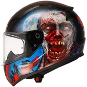 LS2 Rapid 2 Zombie Kapalı Motosiklet Kaskı - 2