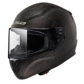 Ls2 Rapid 2 Takaroa Mat Siyah Kapalı Motosiklet Kaskı - 1
