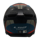 Ls2 Stream 2 Road Full Face Motosiklet Kaskı  Gri Siyah - 4