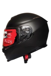 Scoyco X507 Güneş Vizörlü Kapalı Motosiklet Kaskı Mat Siyah - 1
