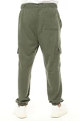 Erkek Kargo Cepli Jogger Eşofman Altı İndigo - 7