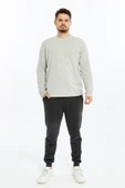 Erkek Jogger Eşofman Altı Gri - 12