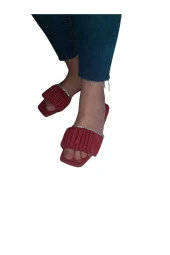 Kırmızı Taşlı Terlik - 1
