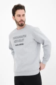Erkek Baskılı Sweat Yeşil - 7