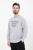 Erkek Baskılı Sweat Yeşil - 9