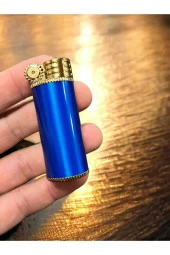 Puro gazı çakmak rüzgar geçirmez MAVİ - 1