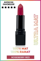 Ultra Matte Ruj - Roseberry Red - 1
