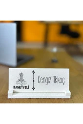 PERA LAZER KESİM Kişiye Özel Bahriyeli Askere Hediye Doğal Taş İsimlik - 1