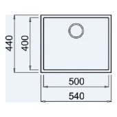 TEKA SQUARE 50.40 TG SİYAH GRANİT MUTFAK EVYESİ - 3