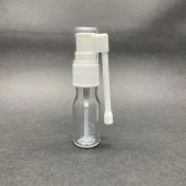 10 cc Pet Şişe - Beyaz Oral Spreyli  - 10 ml Boğaz Spreyli Plastik Şişe  x 10 Adet - 1