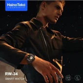 Haino Teko RW34 Watch 4 Amoled Ekran Android İos HarmonyOs Uyumlu Akıllı Saat Siyah - 5
