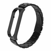 Xiaomi Mi Band 5 Mi Band 6 Uyumlu Çelik Steel Kordon Kayış - 3