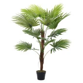 Nettenevime Yapay Ağaç Palmiye Ağacı 155cm Fanpalm Ağacı 12 Yaprak thumbnail 3