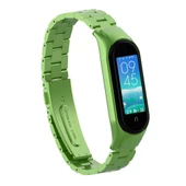 Xiaomi Mi Band 5 Mi Band 6 Uyumlu Çelik Steel Kordon Kayış - 9