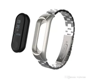 Xiaomi Mi Band 5 Mi Band 6 Uyumlu Çelik Steel Kordon Kayış - 5