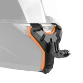 GoPro Aksiyon Kamera Kask Alt Çene Bağlantı Aparatı Pratik Turuncu - 4