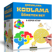 Çocuklara KODLAMA Öğreten Kitaplar SETİ (6 Süper Kitap) - 1