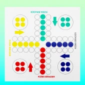Kızma Birader Oyunu Akıl Hafıza Mantık Beceri Eğitici Zeka Strateji Oyunu Ludo Kutu Oyunu - 2