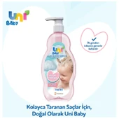 Uni Baby Bebek Kolay Tarama Saç ve Vücut Şampuanı 700ML (Pompalı) (12 Li Set) thumbnail 7