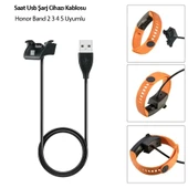 Honor Band 2 3 4 5 Pro Saat Usb Şarj Cihazı Kablosu - 4