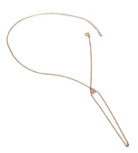 Beyaz Taşlı Kalp Gümüş Şahmeran Bileklik - Gold Renk - 4