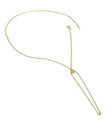 Beyaz Taşlı Kalp Gümüş Şahmeran Bileklik - Gold Renk - 2