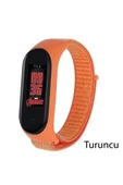 Xiaomi Mi Band 5 Mi Band 6 Mi Band 7 Loop Örgü Spor Kordon Kayış - 3