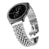 Samsung Galaxy Watch 3 45mm S3 Gear Watch Uyumlu Rolex Tasarım Kordon - 4
