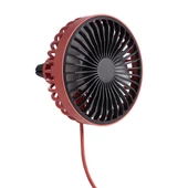 Araç Oto Havalandırma Taşınabilir 3 Kademe Işıklı Fan Vantilatör F829 - 3