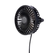 Araç Oto Havalandırma Taşınabilir 3 Kademe Işıklı Fan Vantilatör F829 - 11