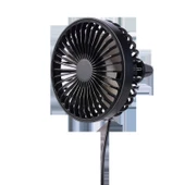 Araç Oto Havalandırma Taşınabilir 3 Kademe Işıklı Fan Vantilatör F829 - 5