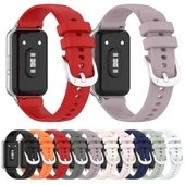 Samsung Galaxy Fit 3 R390 Uyumlu Silikon Kordon Kayış - 1