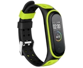 Xiaomi Mi Band 5 6 7 Uyumlu Delikli Spor Silikon Kordon Kayış - 10