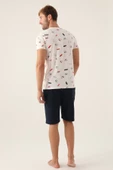 Arnetta 2984 Skateboard Erkek Şort Pijama Takım - 3