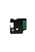 Dymo D1 Muadili Etiket Plastik Yeşil - 12 mm x 7 mt - 45019 - Eko Paket 5 li - 5