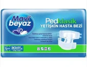HASTA ALTI BEZİ 30'LU LARGE MAVİ BEYAZ - 1