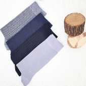 Erkek Bambu Çorap Burun Dikişsiz Soft Yıkamalı Parfümlü Uzun Erkek Çorap - 3