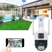 Vivatech Apex Çift Lensli Hareketli Wi-Fi Akıllı Ip Güvenlik Kamerası FullHD 1080p Türkçe (O-KAM) Uygulama - 6