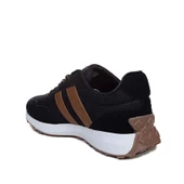 Erkek Siyah Taba Mevsimlik Kauçuk Kaymaz Taban Comfort Sneaker - 3