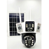 3037- 1080p Full HD Solar Güneş Enerjili Kamera - 4g Güneş Enerjili Sim Kartlı Kamera Smart - 2