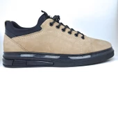 Kum Rengi İç Dış Hakiki Deri Mükemmel Kalıp Yeni Taban Casual - 2