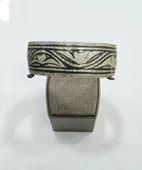 VGD Gumush Gümüş El İşi Savatlı Bilezik - 1