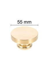 Mühürcüm Mühür Mumu Damga 55  mm Yuvarlak Boş Pirinç Kafa + Ahşap Sap R5799O55 thumbnail 1